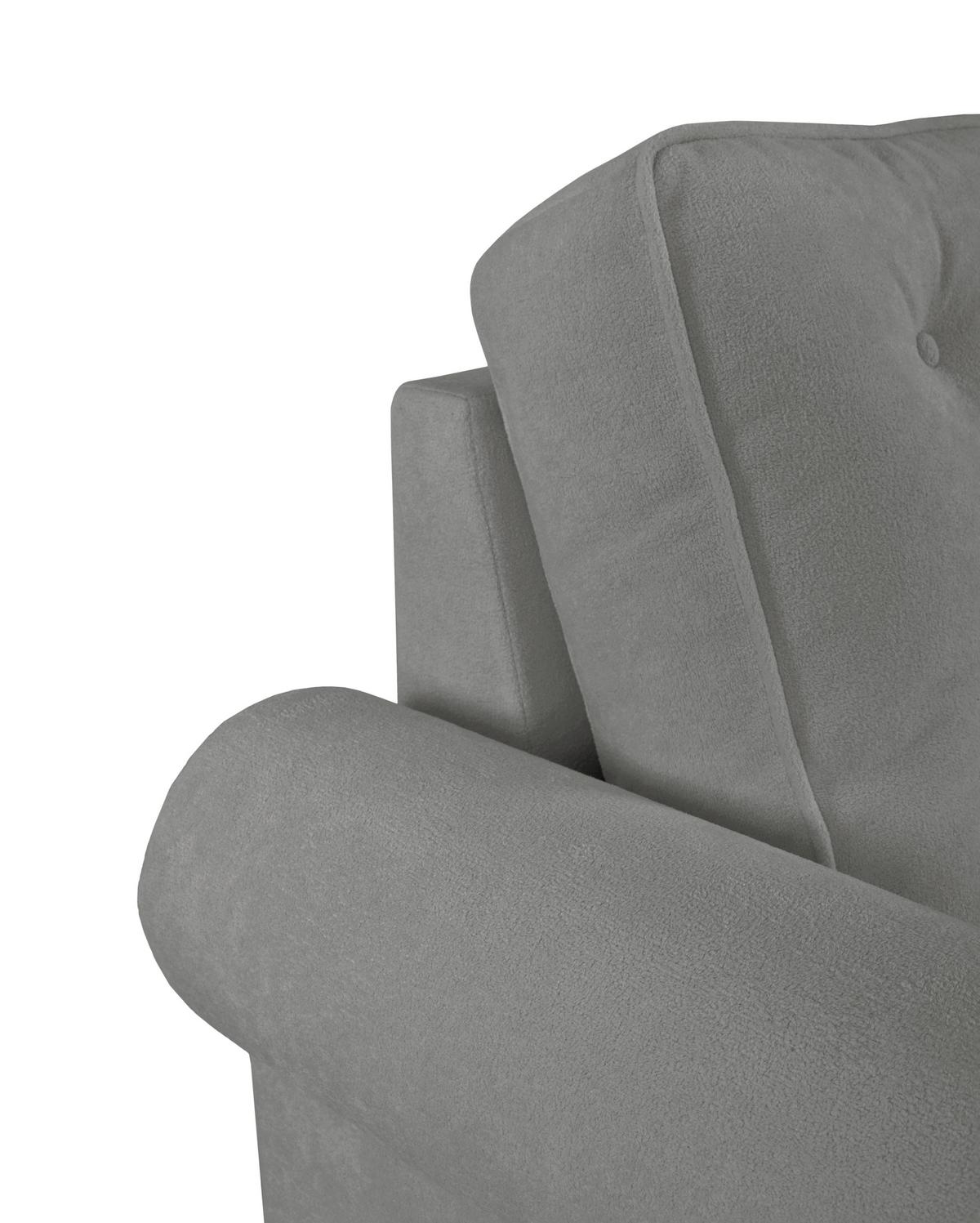 Sessel Arles, Grau 70 B: 93 Cm - Buchefarben/Grau, Design, Textil (93/89/82cm) - MID.YOU