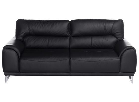 Dreisitzer-sofa Frisco - Chromfarben/Schwarz, MODERN, Textil (210/92/96cm) Dreisitzer-sofa Frisco - Chromfarben/Schwarz, MODERN, Textil (210/92/96cm)