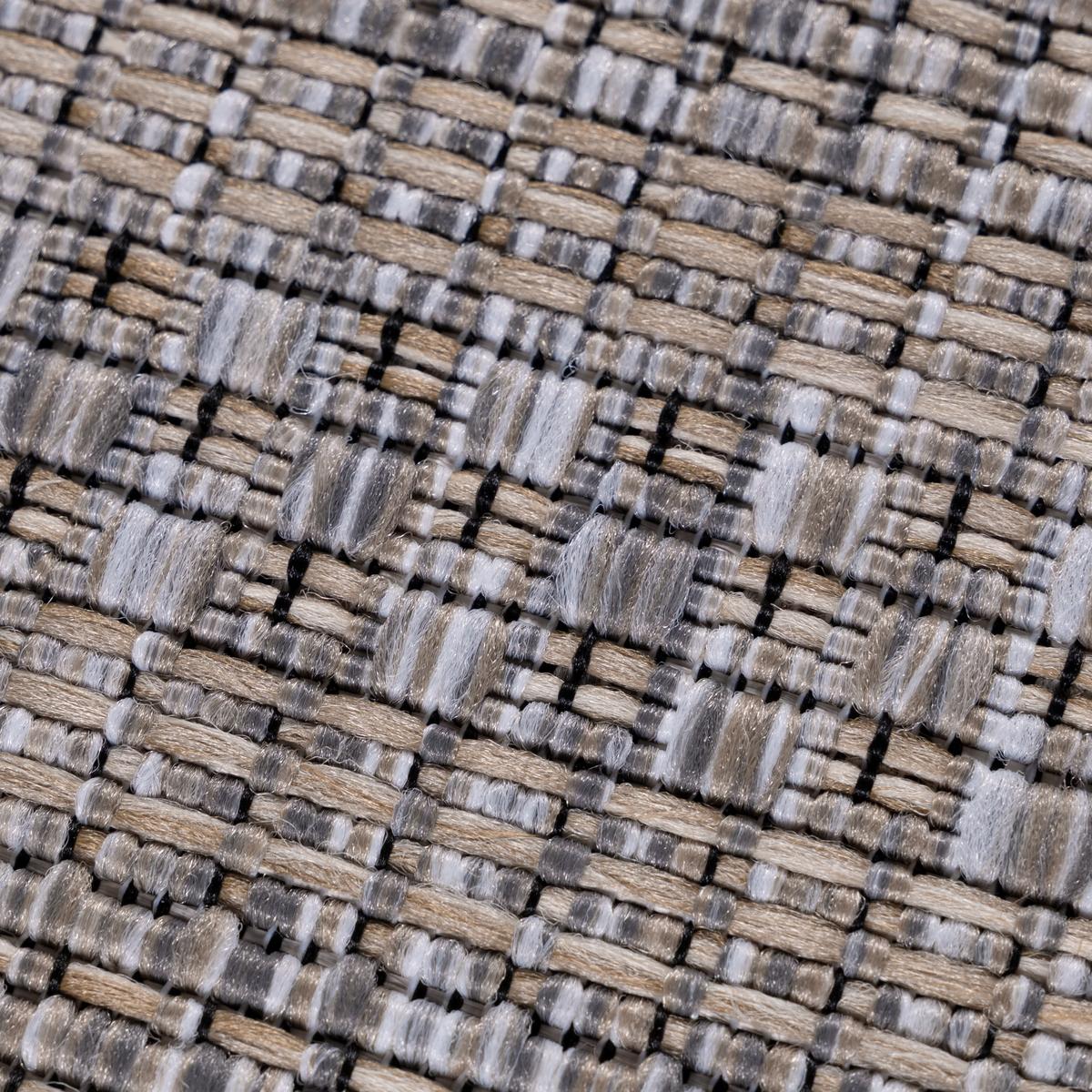 Outdoorteppich Zagora - Beige/Grau, Basics, Textil (140/200cm) - Novel