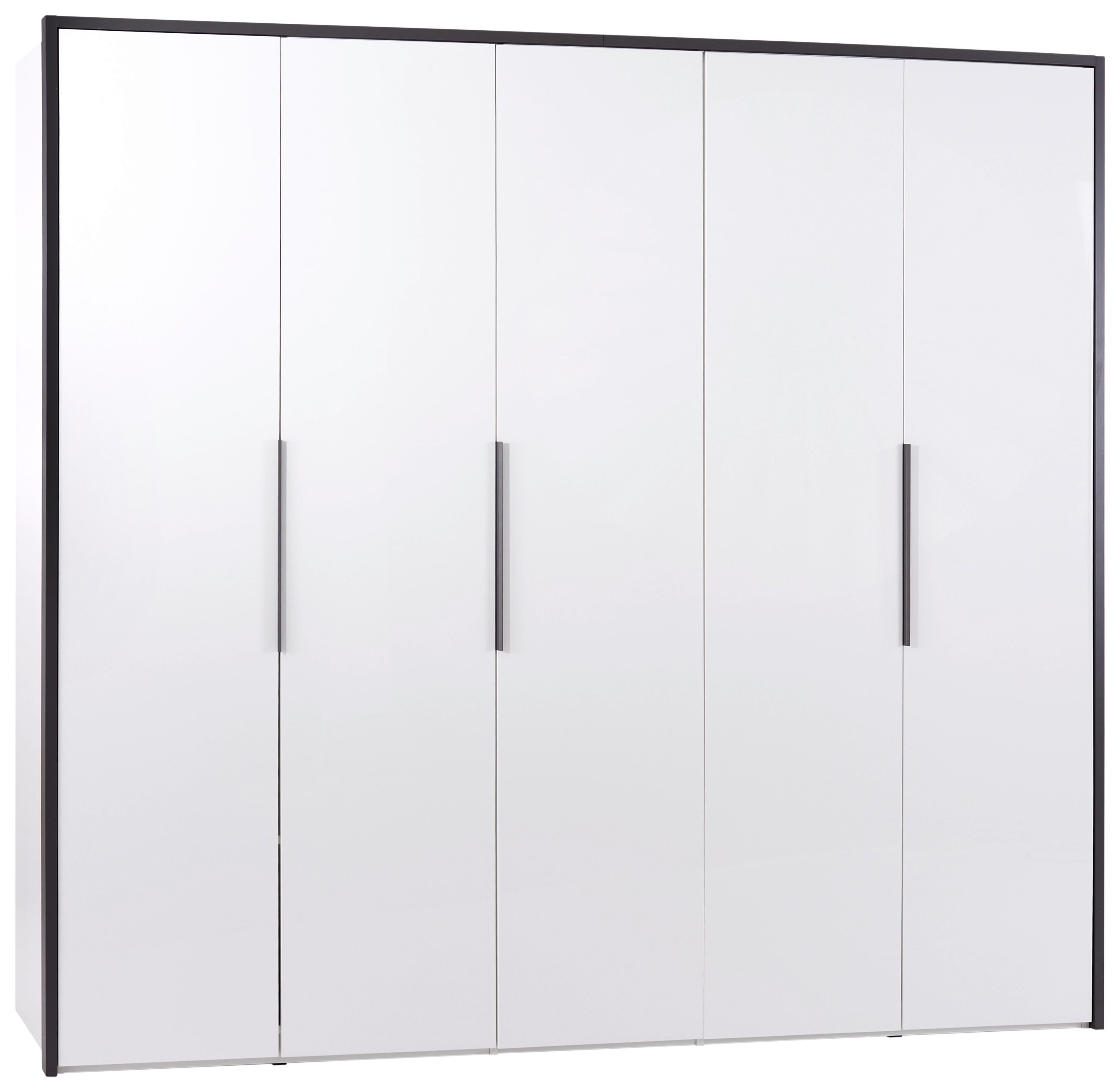Drehtürenschrank 250 cm Lucca Weiß - Weiß, MODERN, Holzwerkstoff (250/221/60cm)