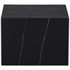 Beistelltisch Cuboid 125 Schwarz - Schwarz, Design, Holzwerkstoff (55/55/40cm) - Kayoom