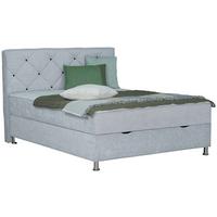 Box-ágy Black Diamond - világosszürke, Design, textil (180/200cm) - Modern Living