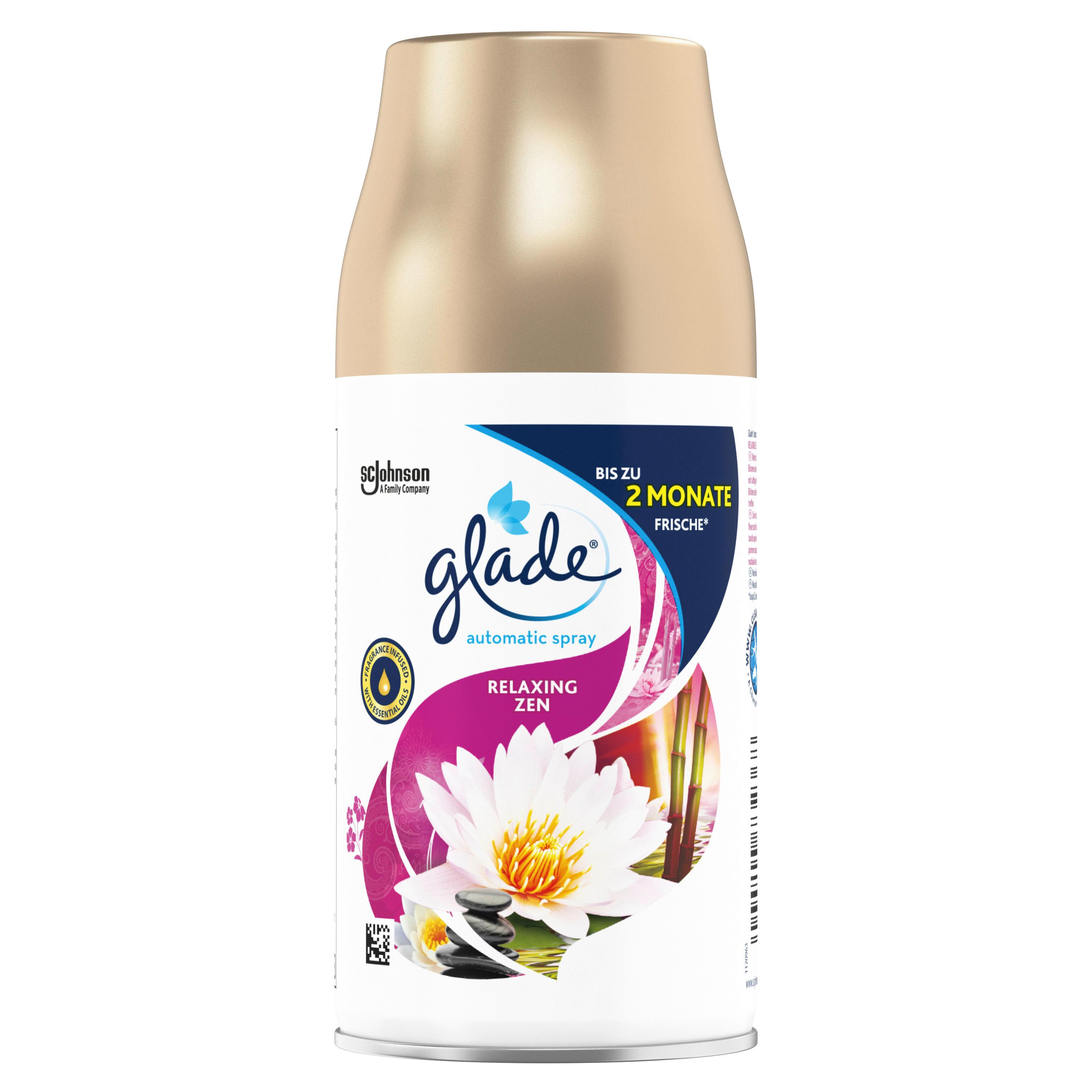Duftstecker-Nachfüllung Glade Automatic Spray Halter - Goldfarben/Weiß, Basics, Kunststoff/Metall (6,6/14,7/6,6cm) - Glade