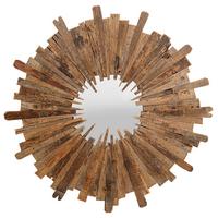 Wandspiegel Bastidon - Naturfarben, Natur, Glas/Holz (120/3cm) - Kare-Design
