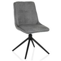 Besucherstuhl Tarviso Grau B: 53 Cm - Schwarz/Grau, MODERN, Textil/Metall (53/89/58cm) - MID.YOU