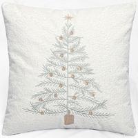 DEKORAČNÝ VANKÚŠ JOLLY - biela/mätovozelená, textil (45/45cm) - Mömax