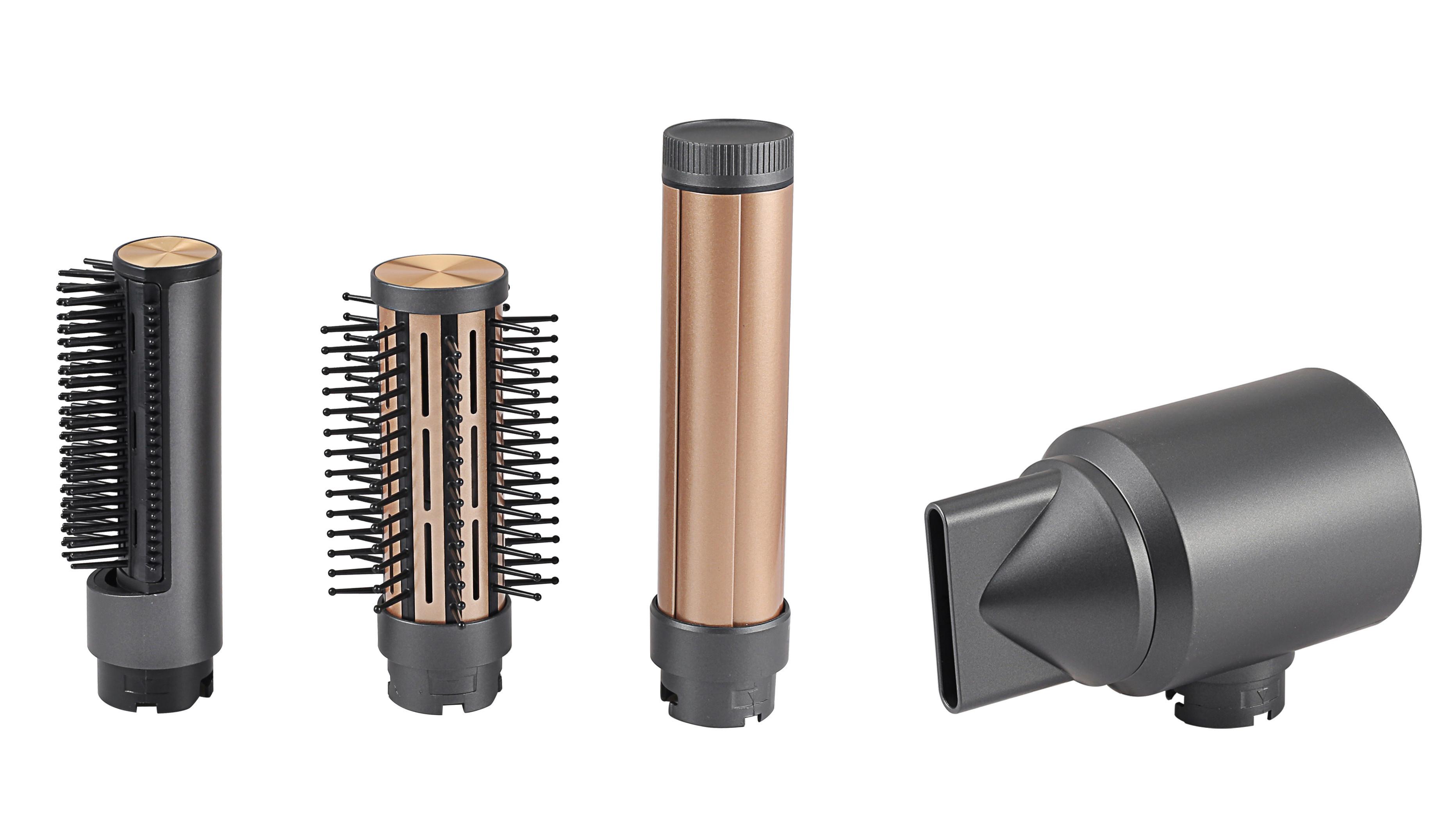 Haarstylingset Curly - Anthrazit/Goldfarben, Basics, Kunststoff (20,3/40,7/40,7cm) - Bono