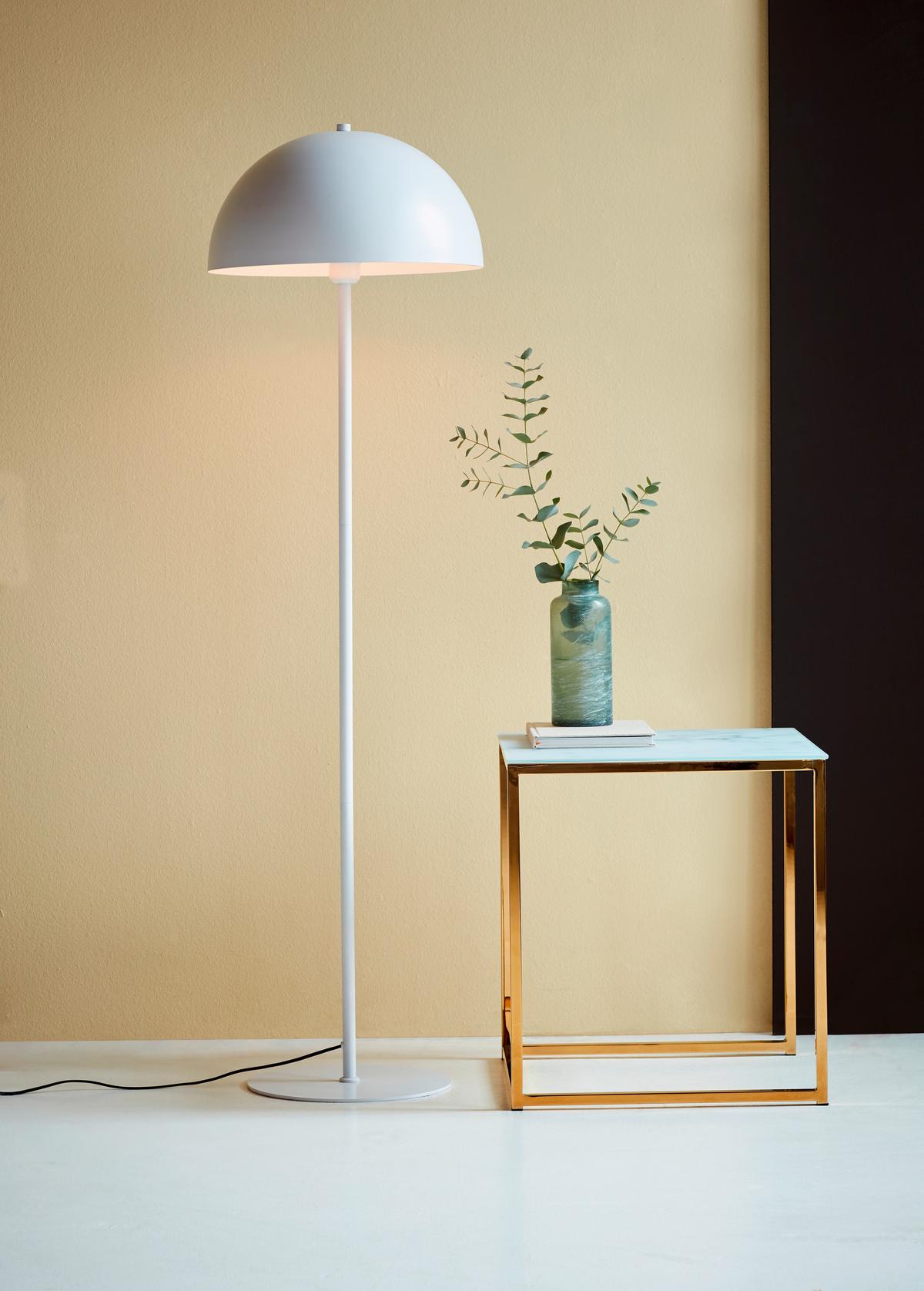 Stehleuchte Ellen Weiß D: 40 cm - Weiß, Basics, Metall (40/140cm) - Nordlux