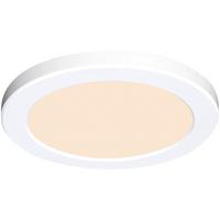 Led-deckenleuchte Dina Ø 30 Cm M. Fixierbaren Farben - Weiß, MODERN, Kunststoff (29,8/1,8cm) - Luca Bessoni