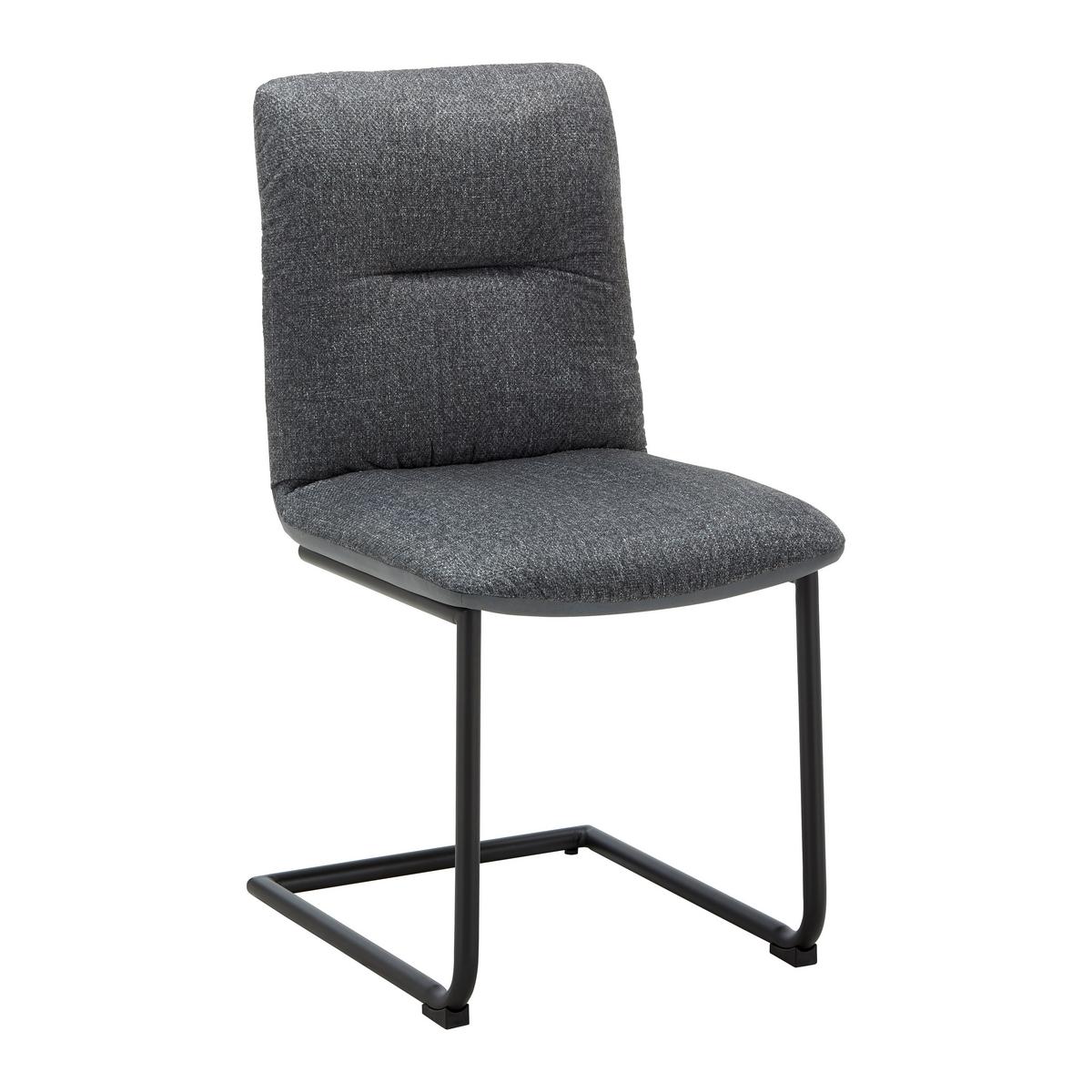 Židle SARAH šedá - šedá/černá, Moderní, kov/dřevo (49/88/59cm) - Bessagi Home