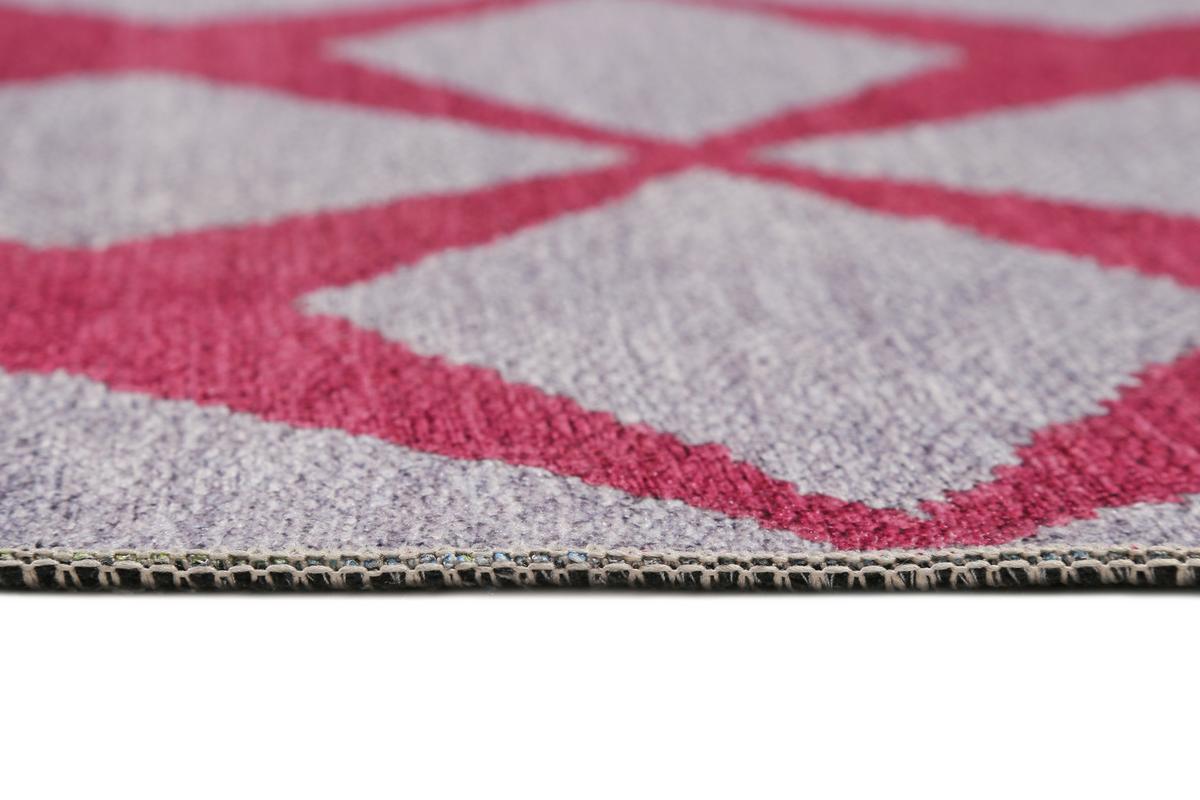 Webteppich Bordeaux/sandfarben Caledon 80x150 Cm - Sandfarben/Bordeaux, KONVENTIONELL, Textil (80/150cm) - Esprit