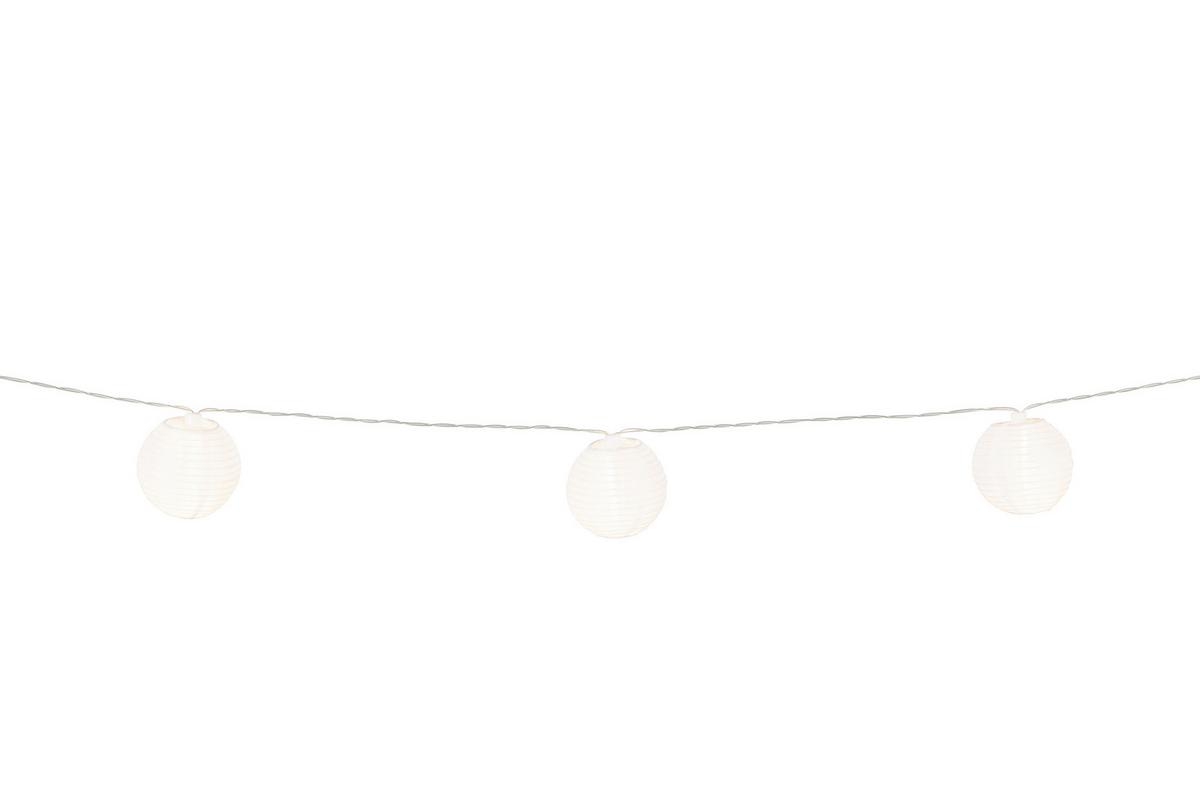 Solarleuchte, 2m Dori - Schwarz/Weiß, Basics, Kunststoff/Textil (200cm) - Homezone