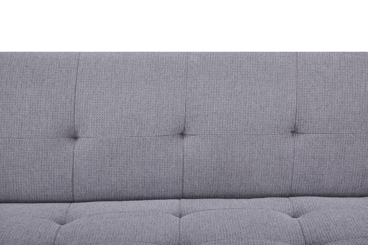 Schlafsofa Armano Grau B: 190 Cm - Naturfarben/Grau, Basics, Holz/Textil (190/83/87cm) - P & B