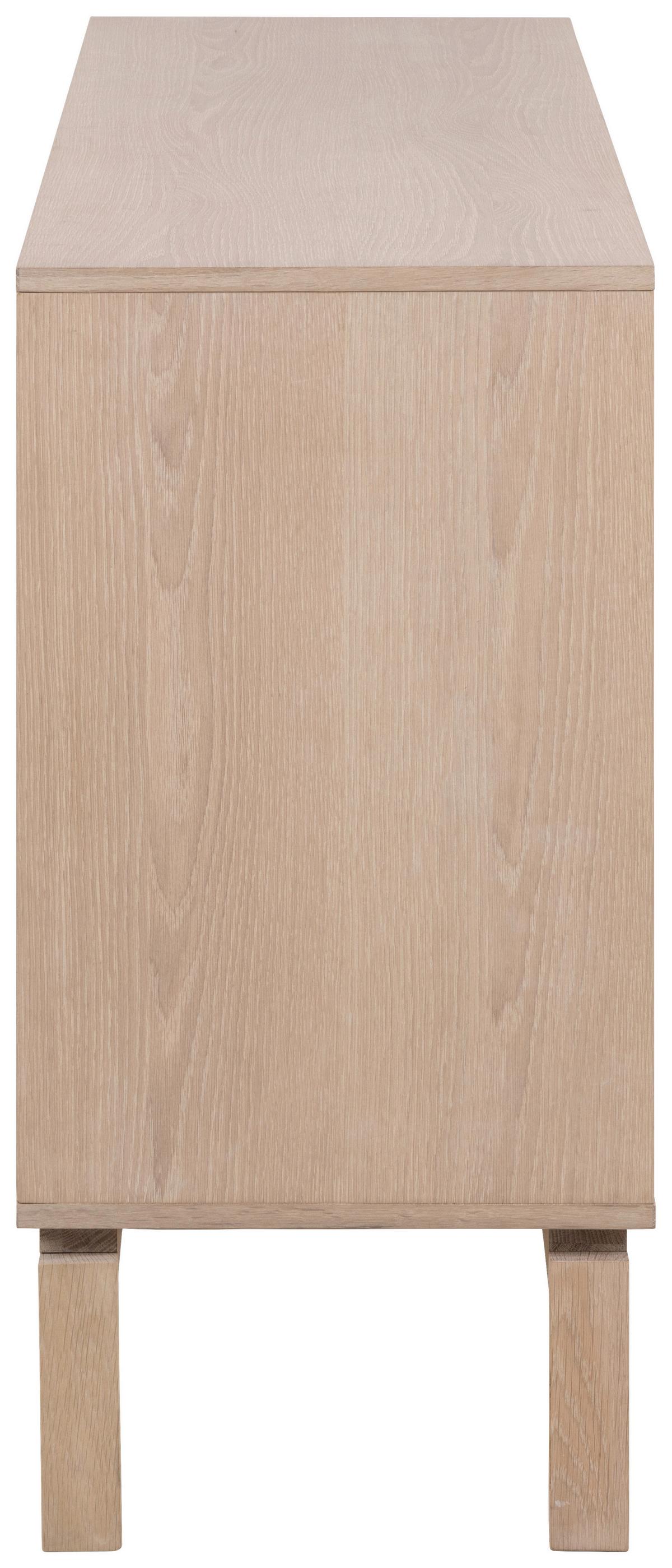 Komoda Linley dyha - biela/farba duba, Design, kompozitné drevo (135,4/80/40cm) - Livetastic
