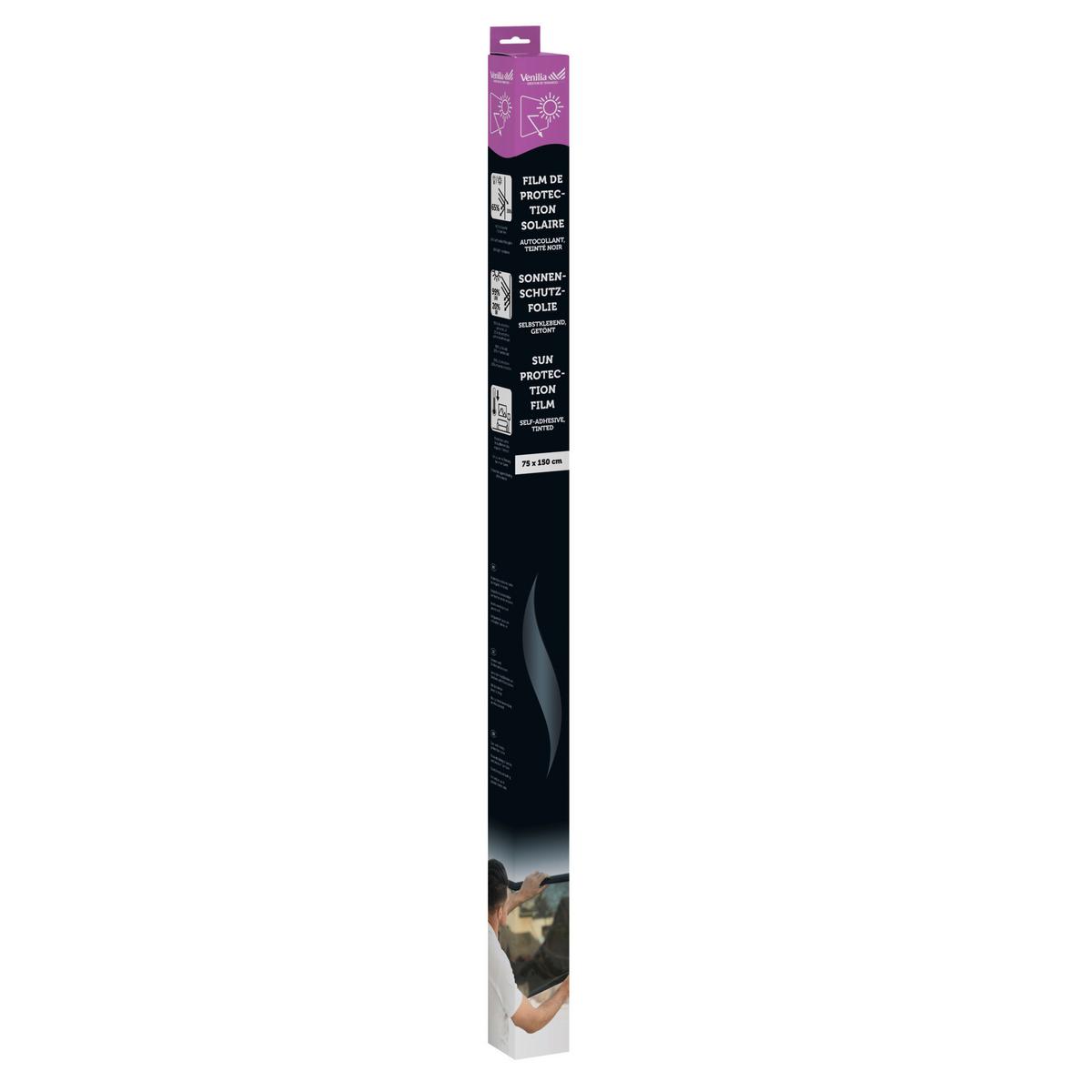 Sichtschutzfolie FF TF Tönung UV-Schutz B/L: ca. 75/150 cm - Silberfarben, Basics, Kunststoff (75/150cm)