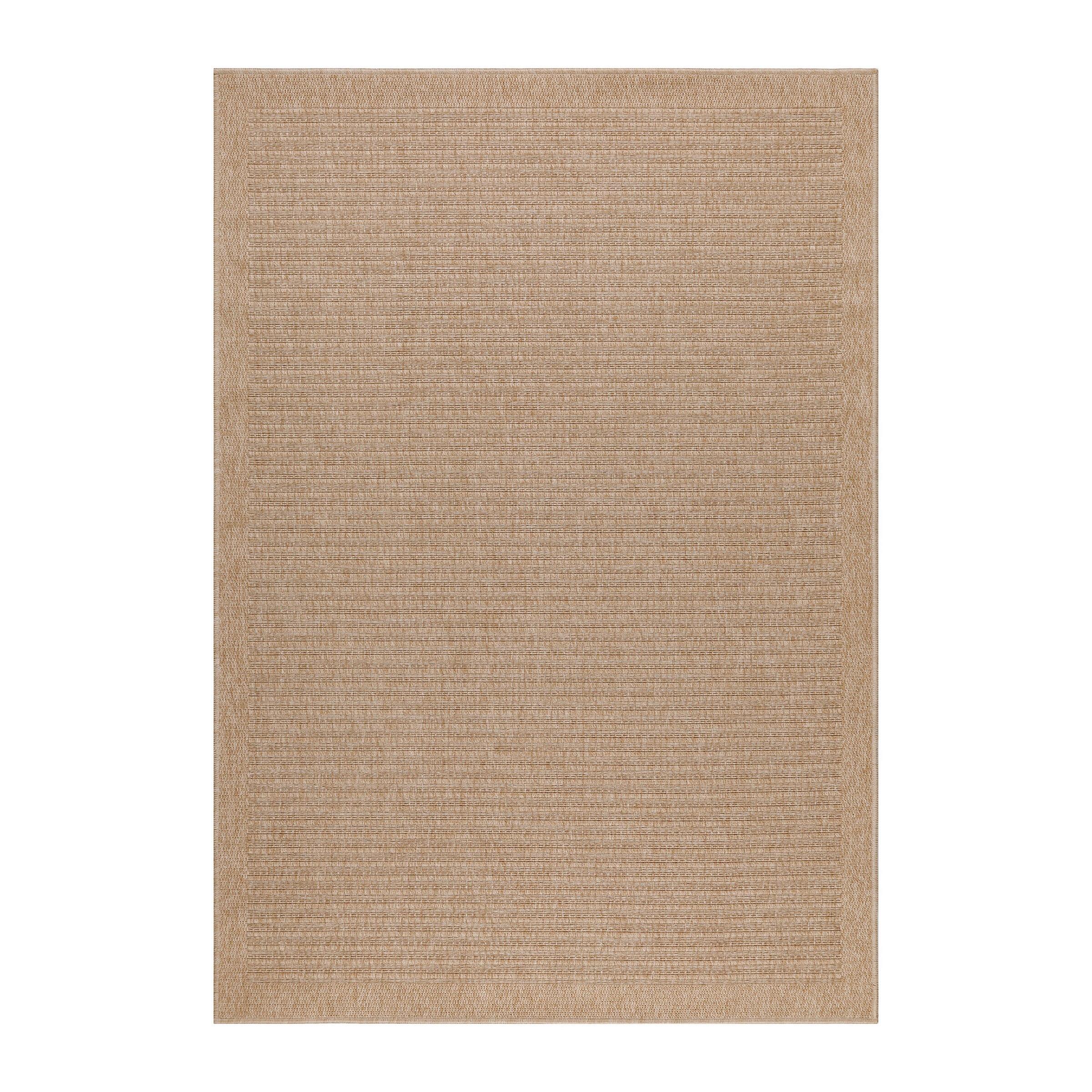 Outdoorteppich Dhaka - Beige, Basics, Textil (160/230cm) - Novel