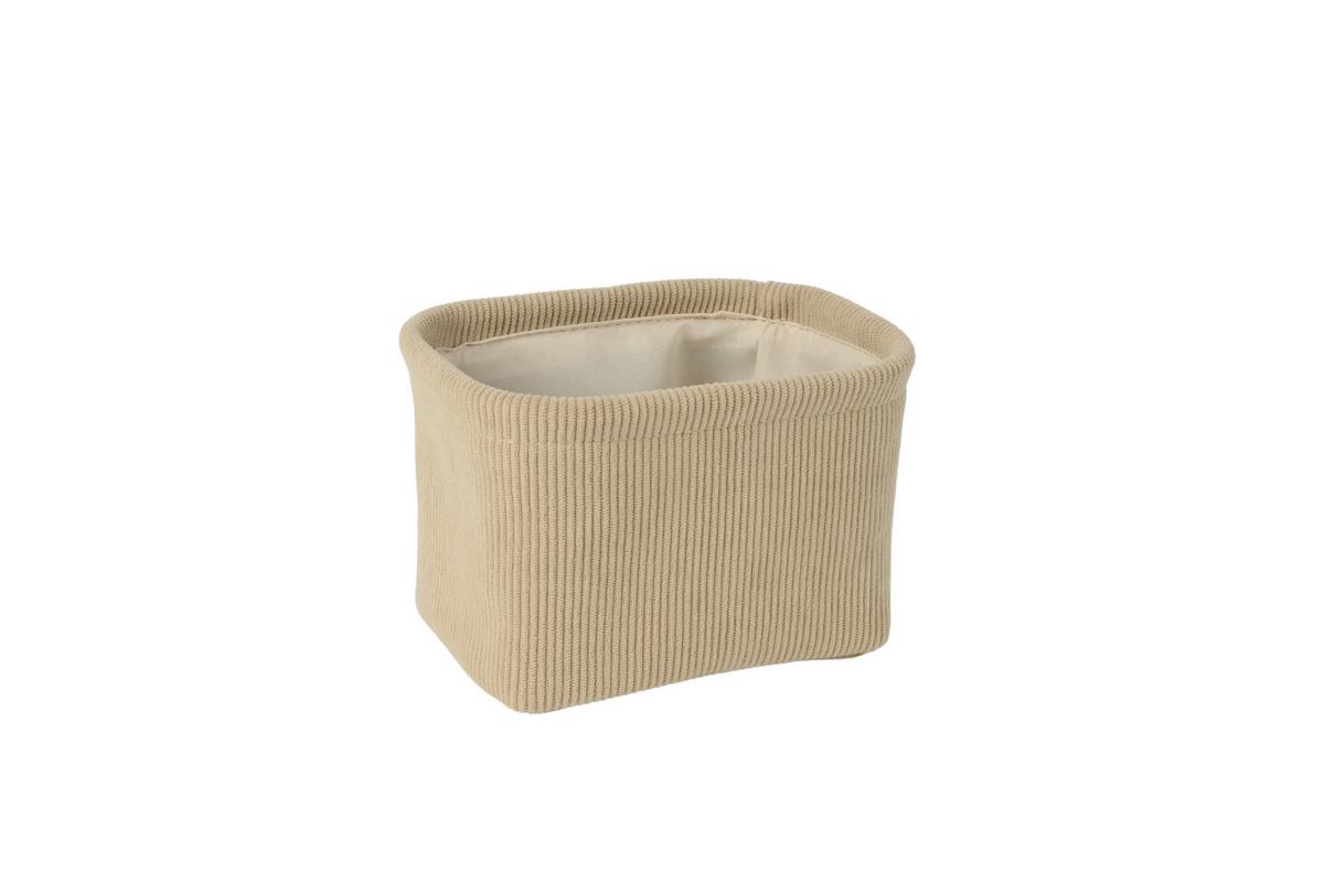 Korb Krisi - S - Beige, Basics, Kunststoff/Textil (18/13/12cm) - James Wood