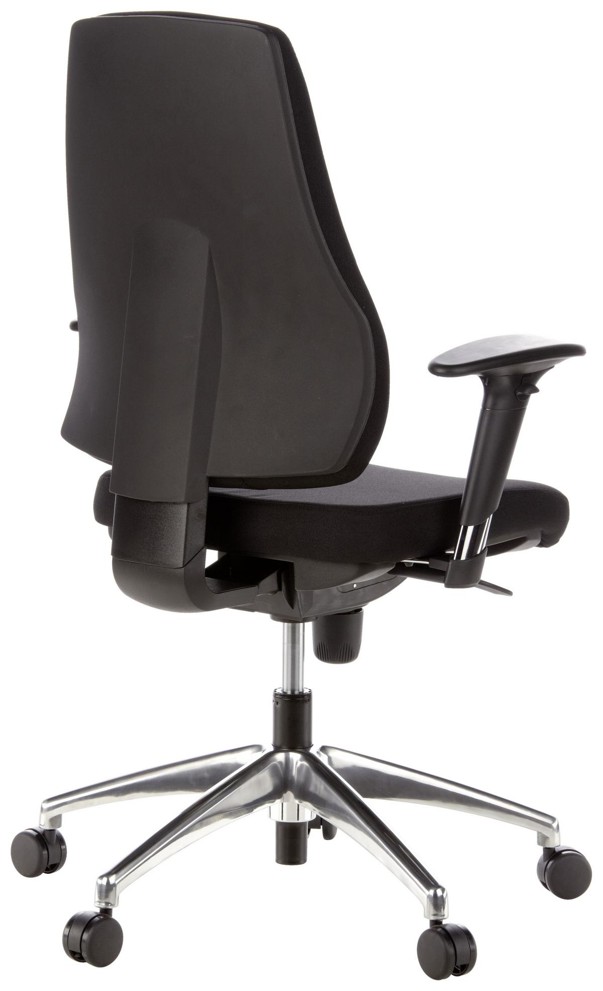 Drehstuhl Pro-Tec 200 Schwarz - Schwarz, MODERN, Kunststoff/Textil (60/126/45cm) - MID.YOU