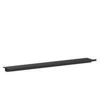 Závesná polica Systemstyle šírka 56 cm - čierna, Modern, kov (56/2,5/10,3cm) - System Style