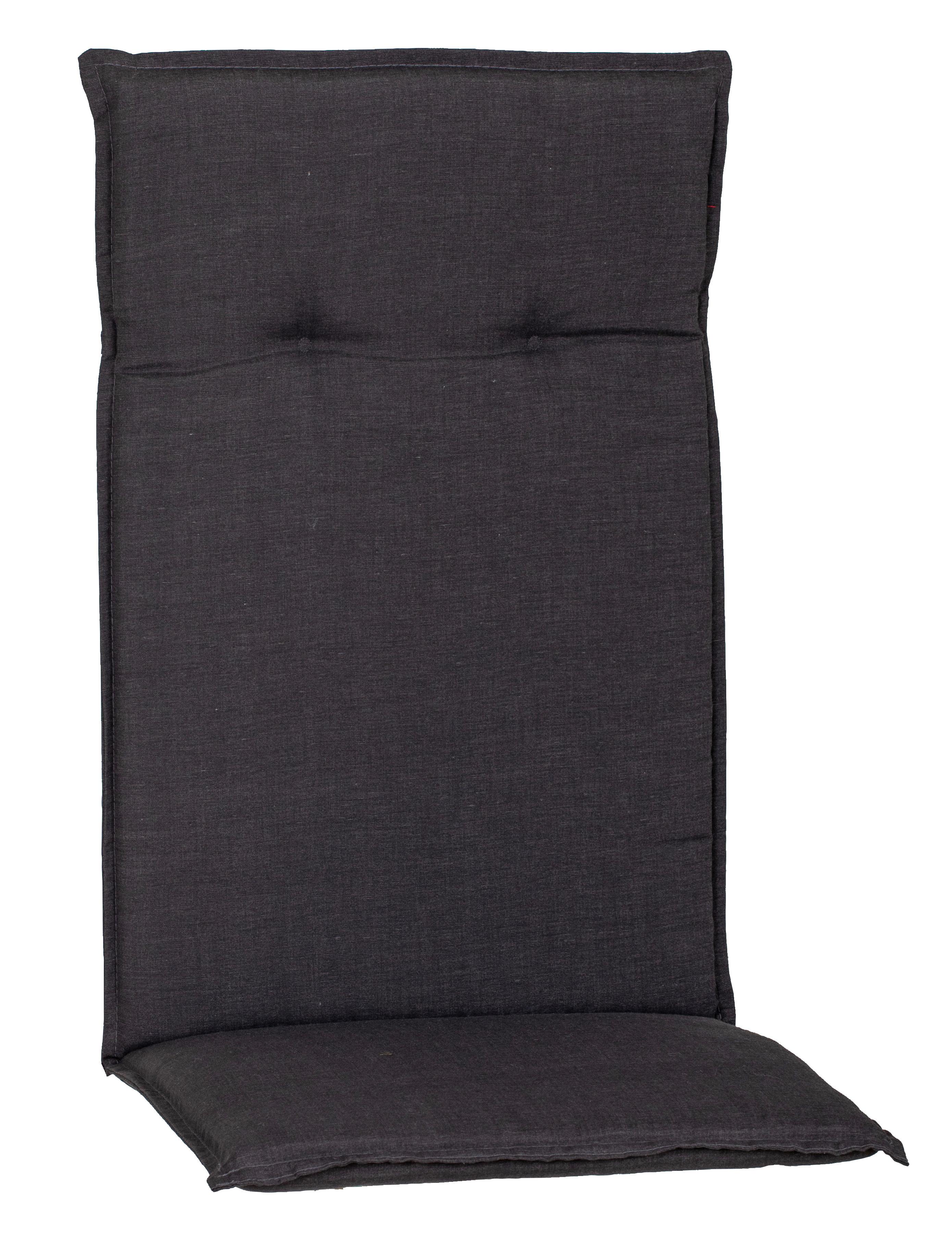 PODLOŽKA NA ŽIDLI GENF 2 - tmavě šedá, Basics, textil (120/48/5cm) - Mömax
