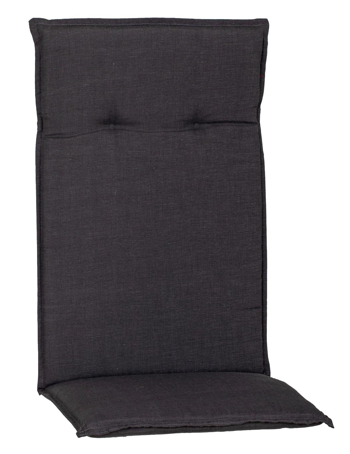 PODLOŽKA NA ŽIDLI GENF 2 - tmavě šedá, Basics, textil (120/48/5cm) - Mömax