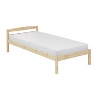 Bett Naturfarben 90x200cm - Naturfarben, Natur, Holz (90/200cm) - Livetastic