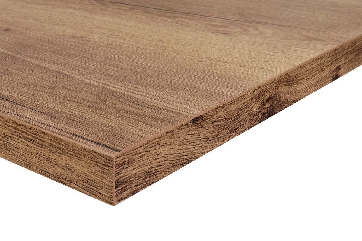 Kuchyňská linka 180 cm, kamenná sivá - šedá/černá, Moderní, kov/kompozitní dřevo (180cm) - Nobilia