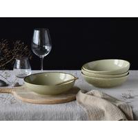 Schüsselset Nature Collection Earth, 4--Teilig., Salbeigrün - Salbeigrün, Design, Keramik (22,5cm) - Creatable