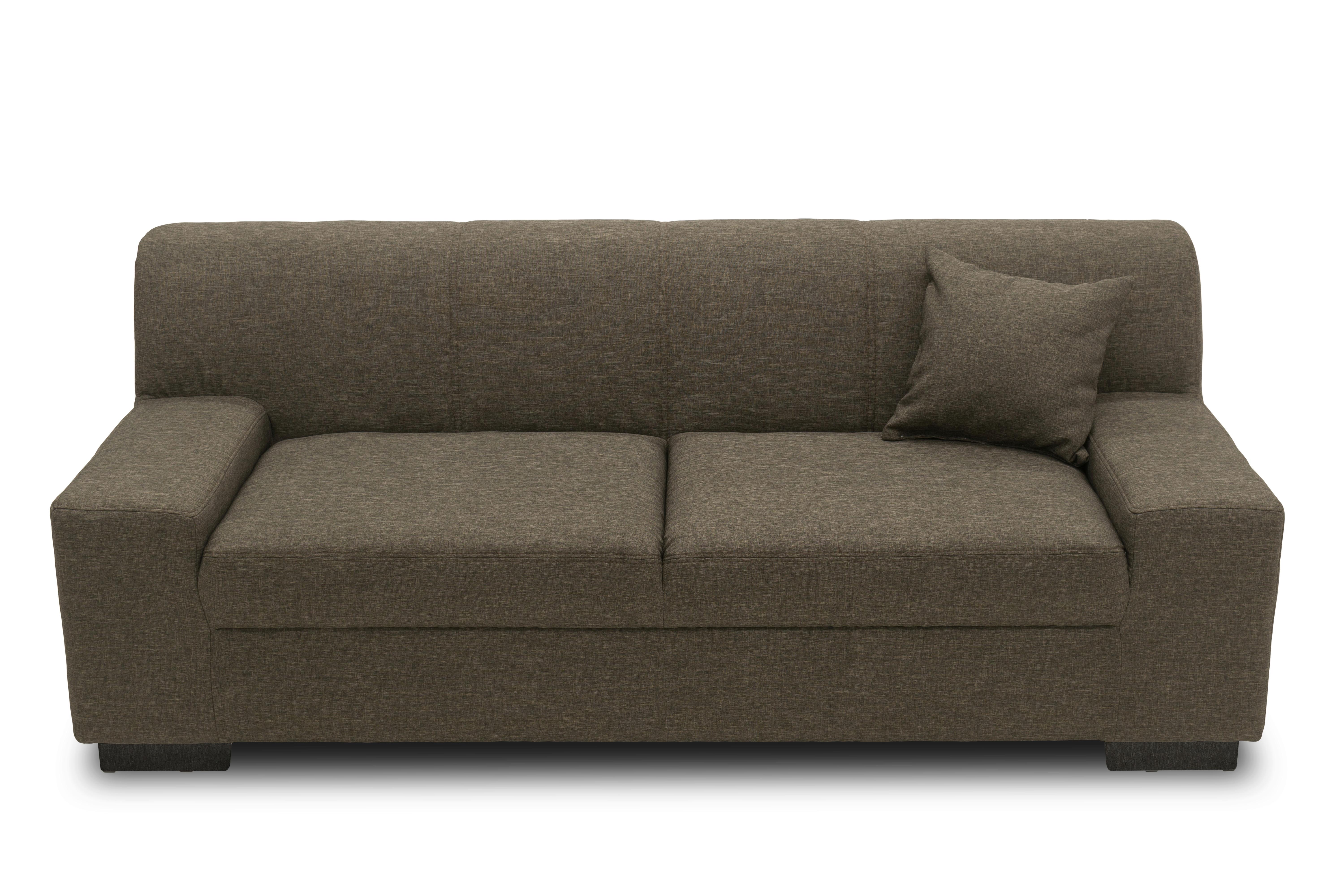 2-Sitzer-Sofa Norma Grau/Braun