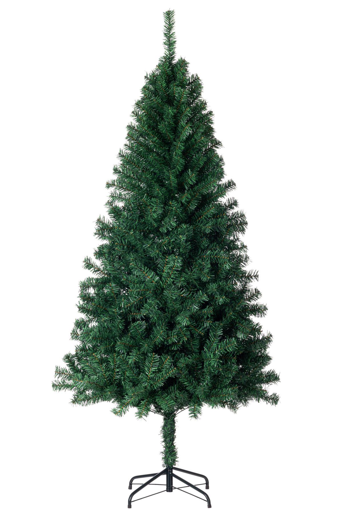 WEIHNACHTSBAUM Josh - Schwarz/Grün, KONVENTIONELL, Kunststoff/Metall (180cm) - Luca Bessoni