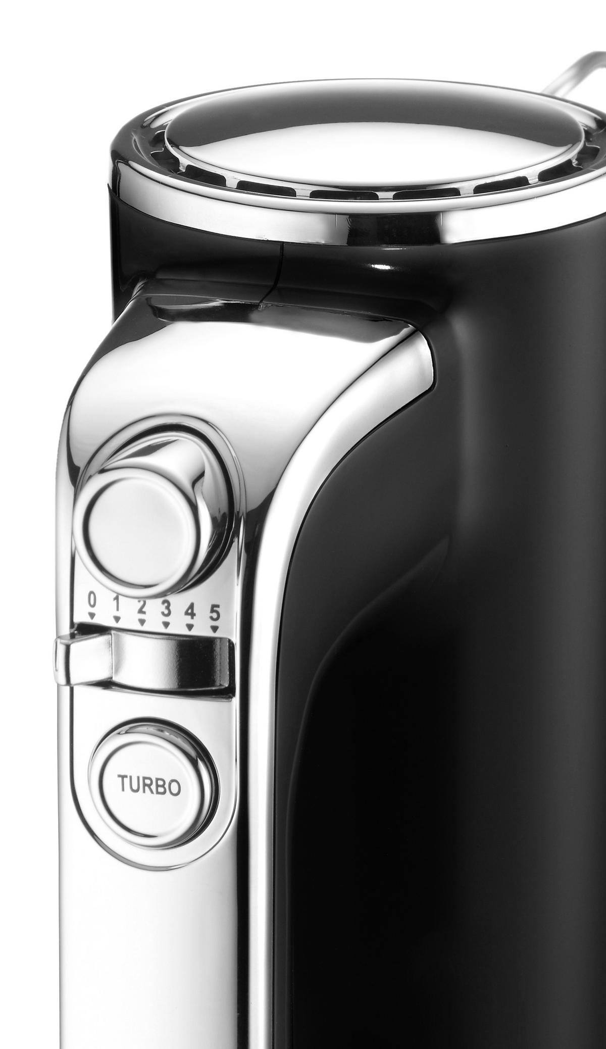 Handmixer Diners Edition Schwarz 400 W - Schwarz, Basics, Kunststoff (20.6/10/20cm) - Trisa Electronics