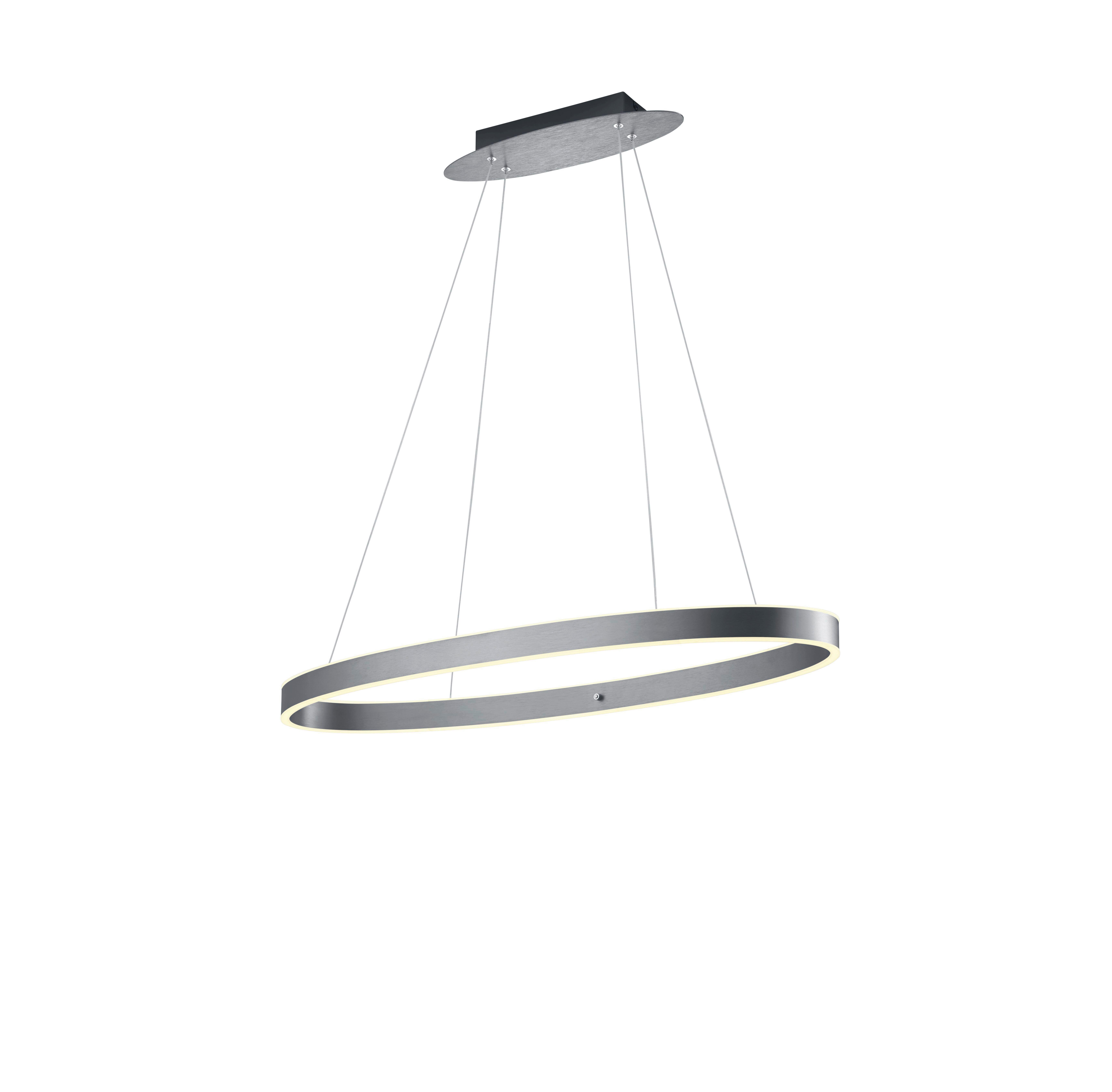 LED-Hängeleuchte 20469/1-39 - Anthrazit, Design, Kunststoff/Metall (90/150cm) - Hell