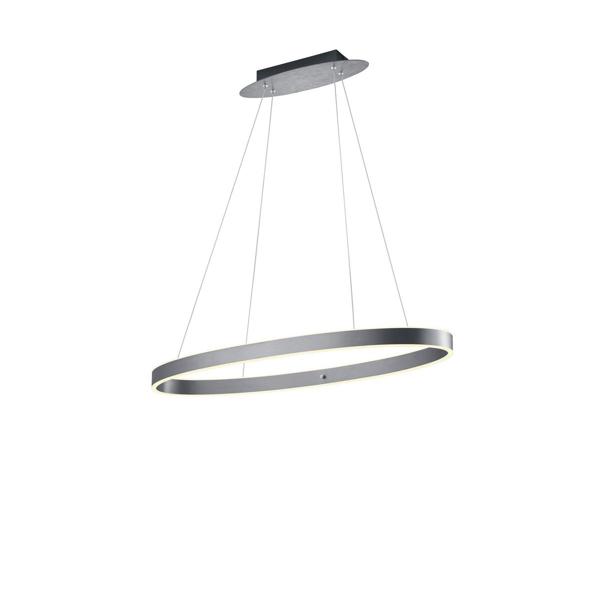 LED-Hängeleuchte 20469/1-39 - Anthrazit, Design, Kunststoff/Metall (90/150cm) - Hell