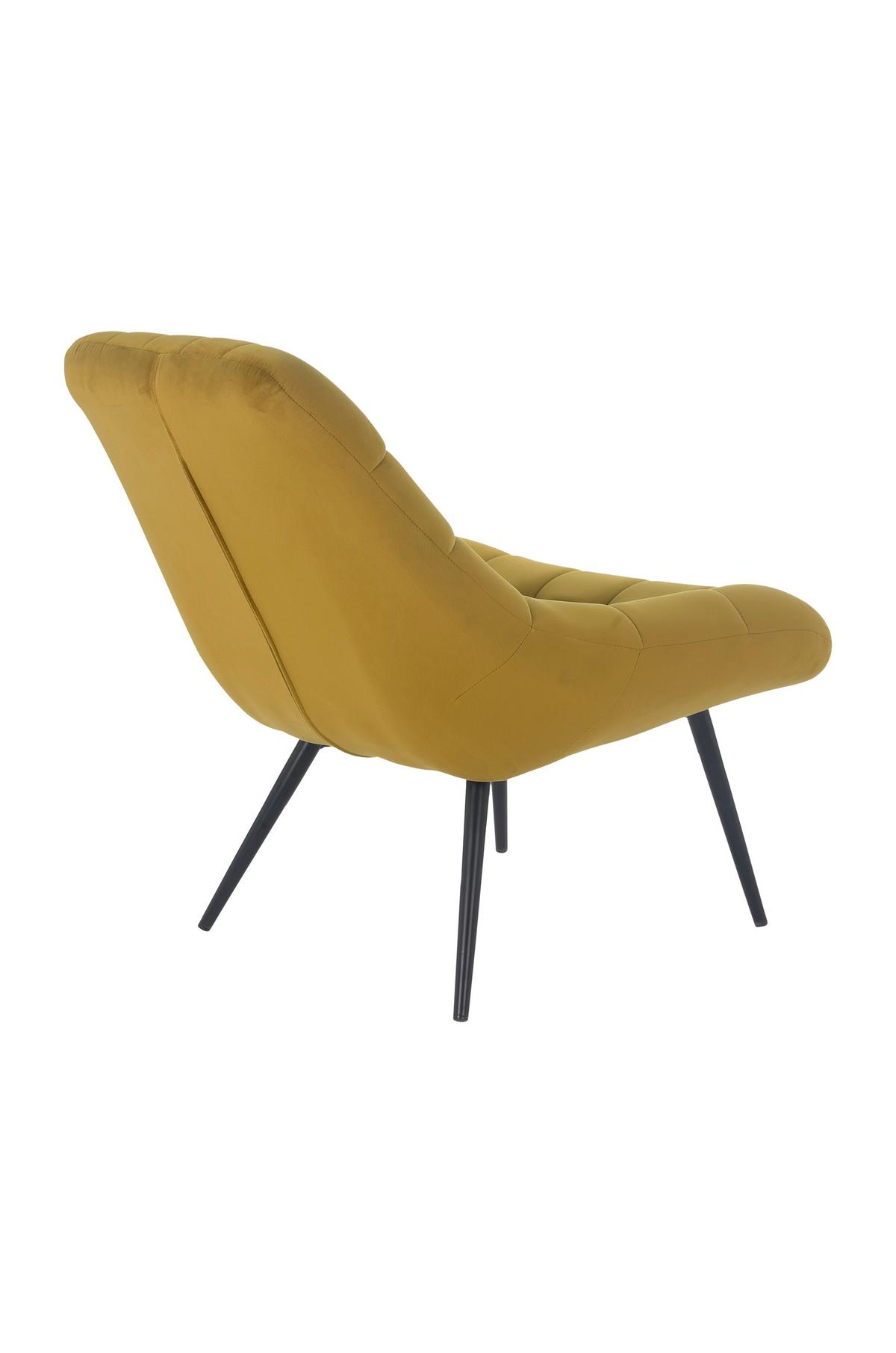 Xxl-sessel Gelb, Schwarz B: 76 Cm - Gelb/Schwarz, MODERN, Textil (76/85,6/85,6cm) - Livetastic