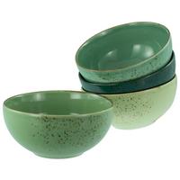 Schüsselset Nature Collection Green Life, 4--Teilig., Grün - Grün, Design, Keramik - Creatable