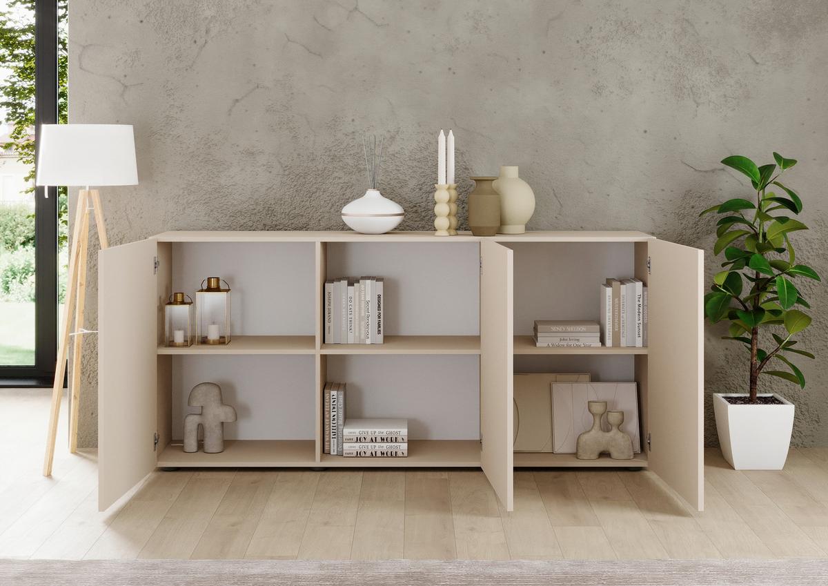 Sideboard Rio Kaschmir B: 181 Cm - Kaschmir, Design, Holzwerkstoff (181/84/42cm) - MID.YOU