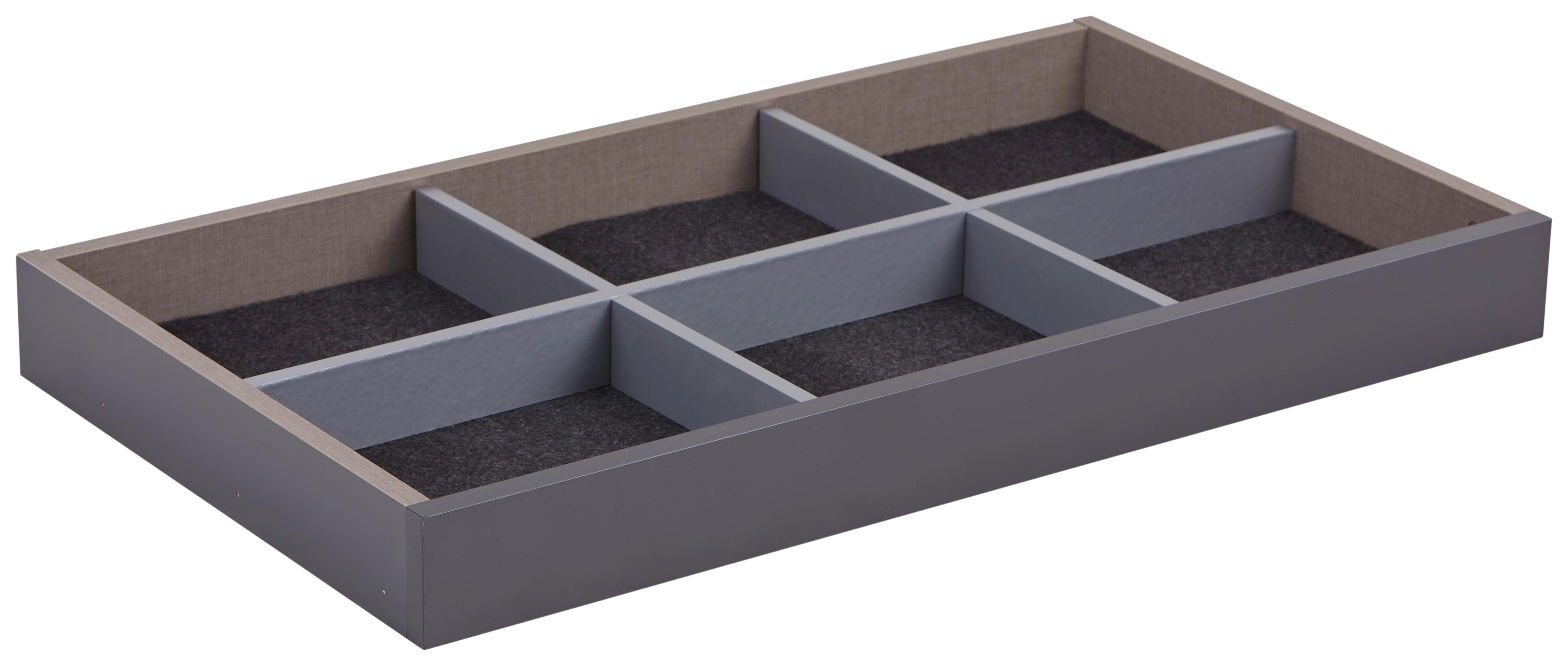 ZÁSUVKA UNIT - šedavě hnědá, Moderní, kompozitní dřevo (87,9cm) - Ondega