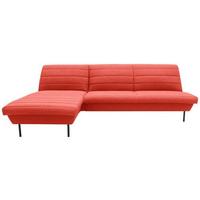 Ecksofa Looks Ix Orange - Schwarz/Orange, Design, Textil (168/274cm) - LOOKS by W.Joop