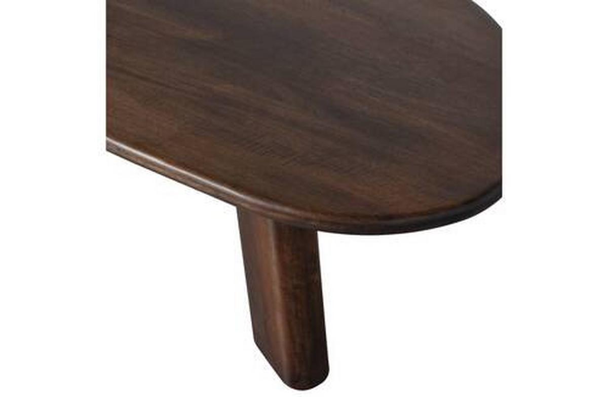 Couchtisch Roundly Walnussfarben L: 110cm - Walnussfarben, Design, Holz (110/60/40cm) - Livetastic