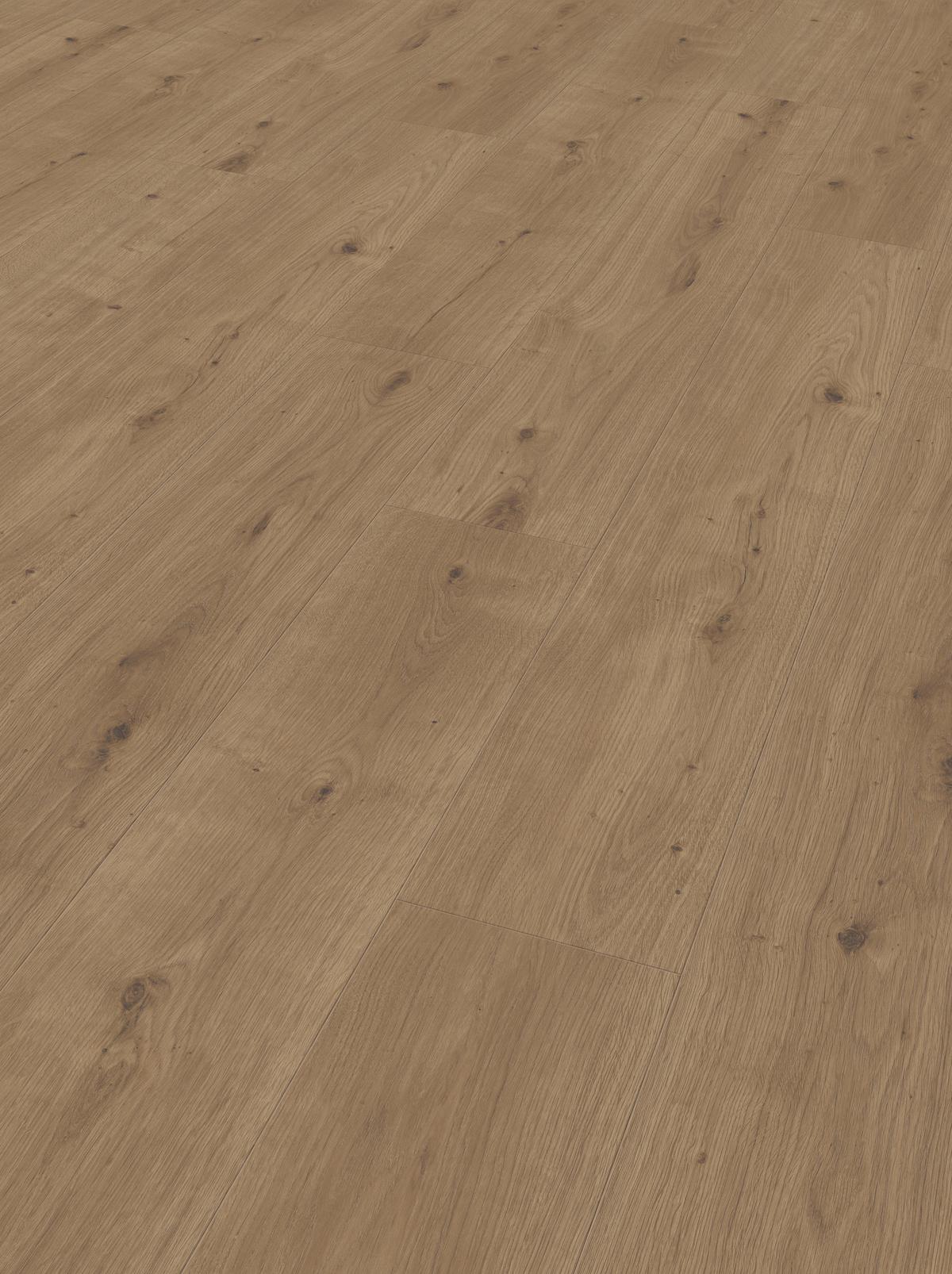 Designboden Hdf Eiche Atmosphe - Eichefarben/Braun, Basics, Holzwerkstoff/Kunststoff (128,5/19,4/0,8cm) - Parador