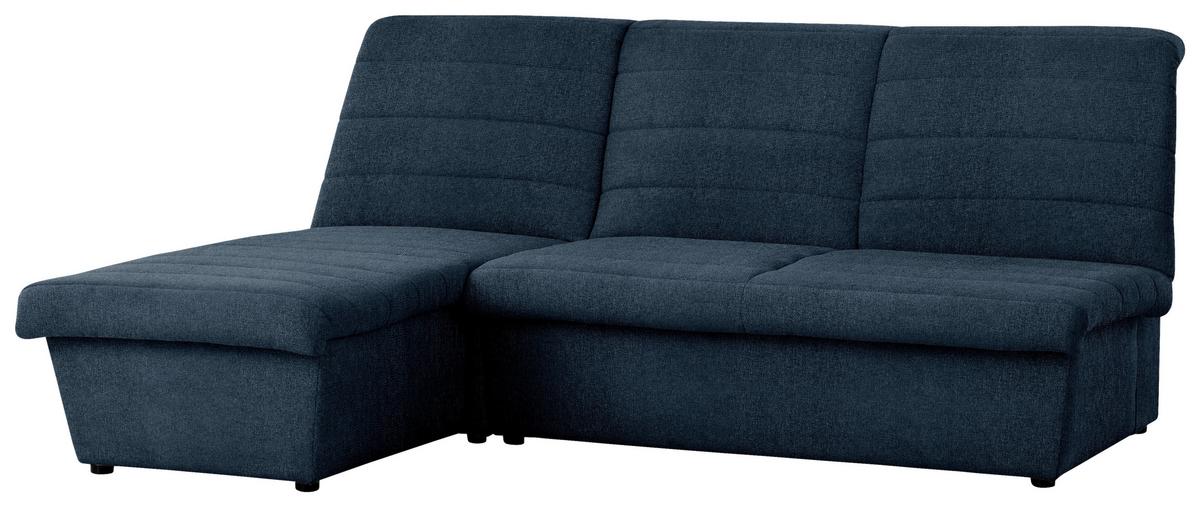 Ecksofa Looks Viii - Schwarz/Dunkelblau, Design, Textil (168/214cm) - LOOKS by W.Joop