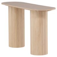 Konsole Bianca - Beige/Weiß, Design, Holzwerkstoff (130/40/72cm) - Livetastic