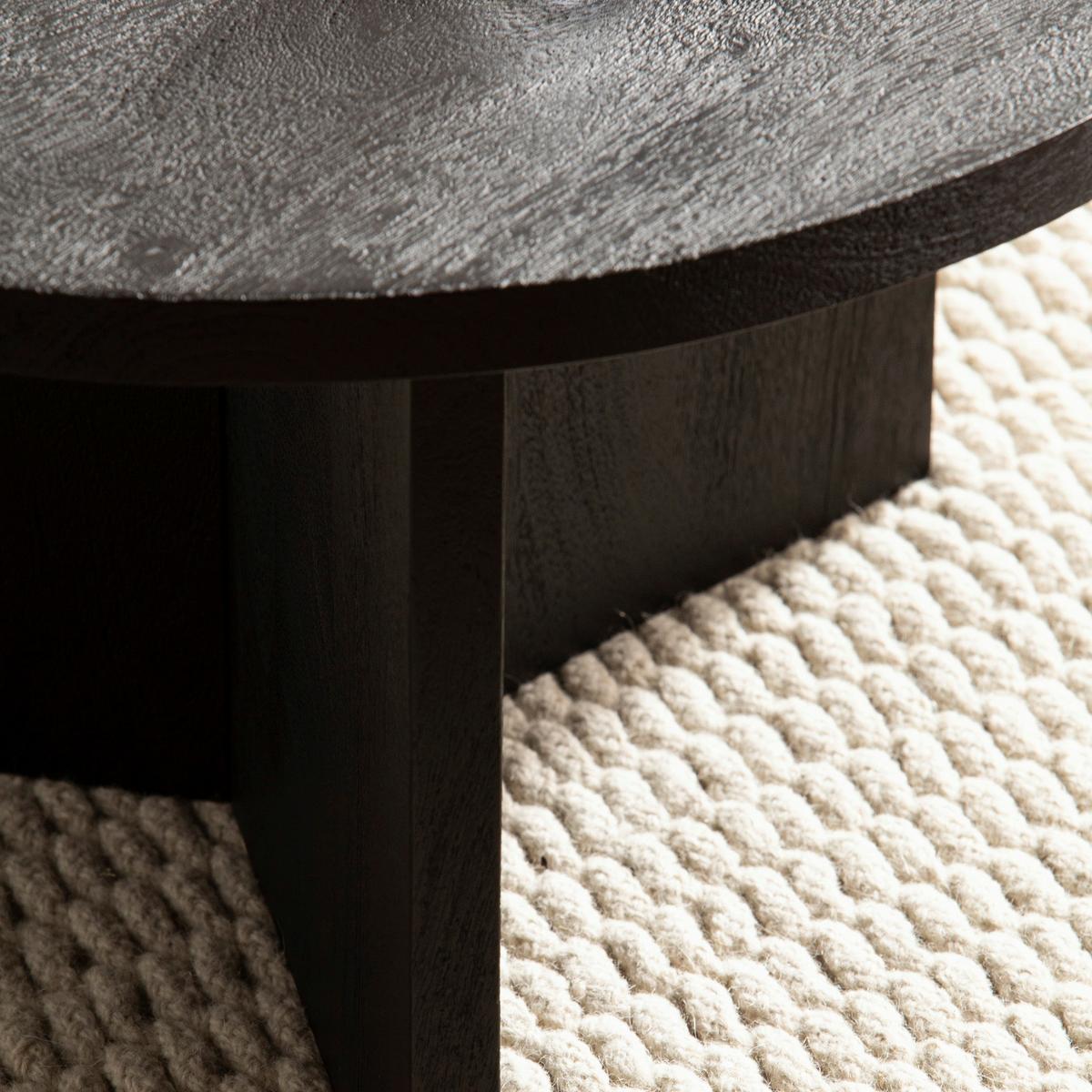 Konferenční stolek, černý P: 60cm - černá, Lifestyle, dřevo (60/60/33cm) - Livetastic