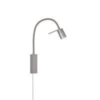 LED-Wandleuchte 30408 River - Nickelfarben, Basics, Metall (4/40cm) - Fischer & Honsel