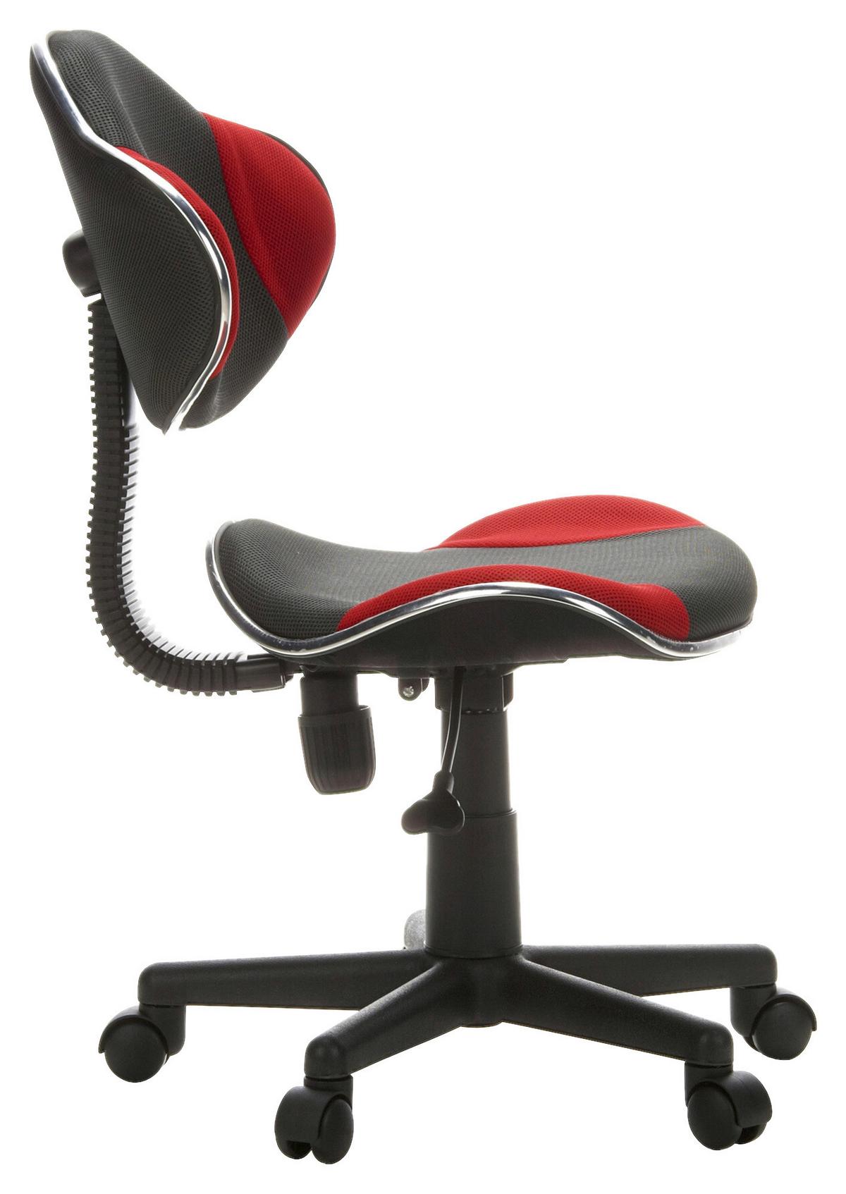 Jugenddrehstuhl Kiddy Gti 2 Rot/grau - Rot/Grau, Basics, Kunststoff (45/86-101/42cm) - MID.YOU