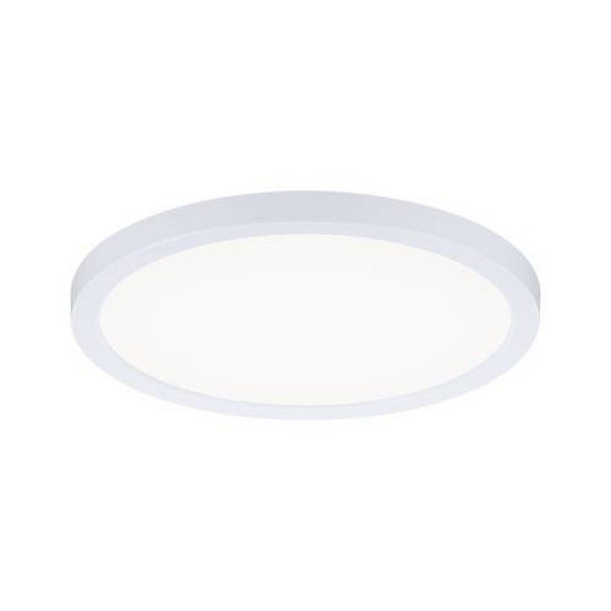 Led-paneel Ø 17,5 Cm Dimmbar - Weiß, Design, Kunststoff (17,5cm) - Paulmann