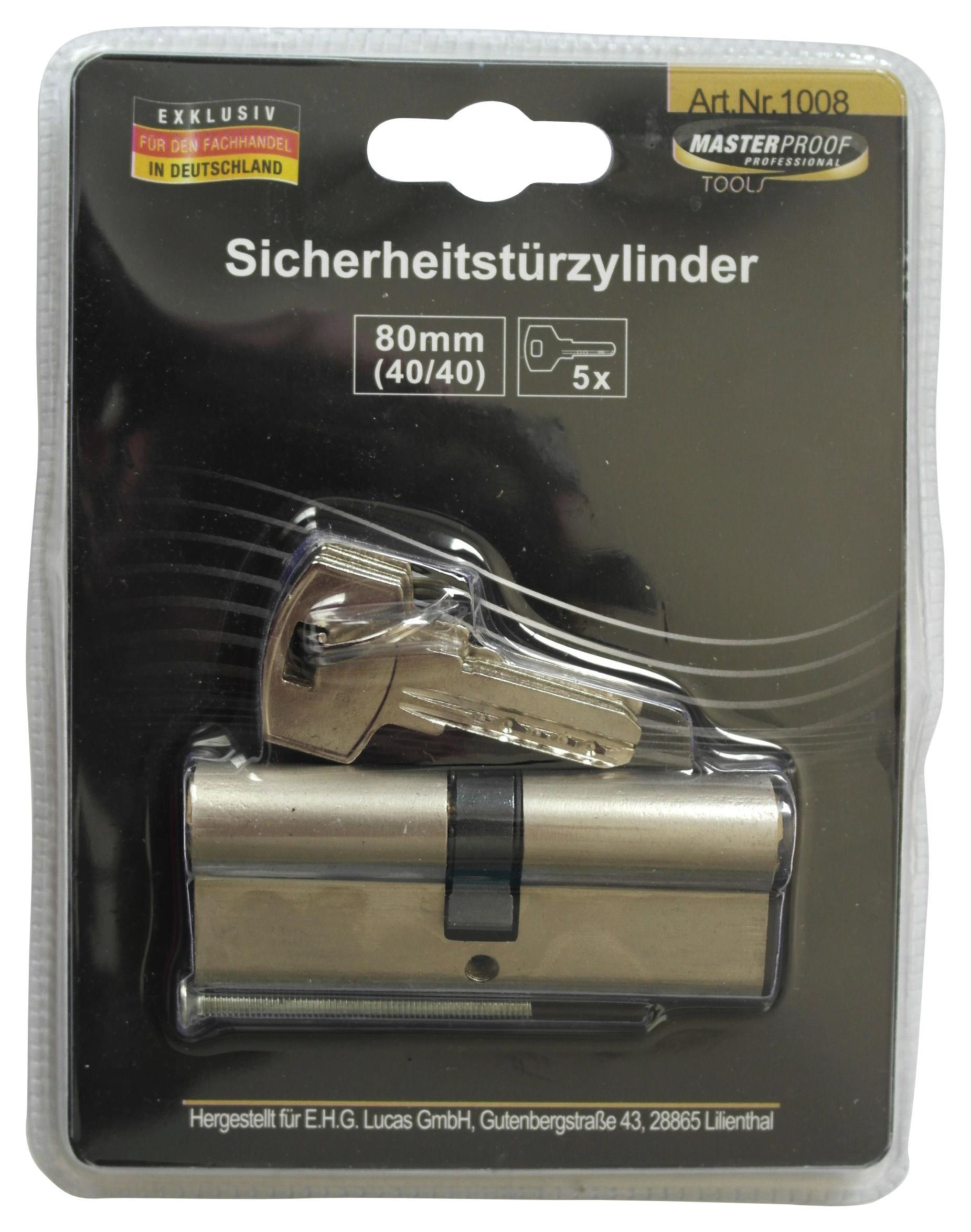 Türzylinder AFONSO mit 5 Schlüsseln