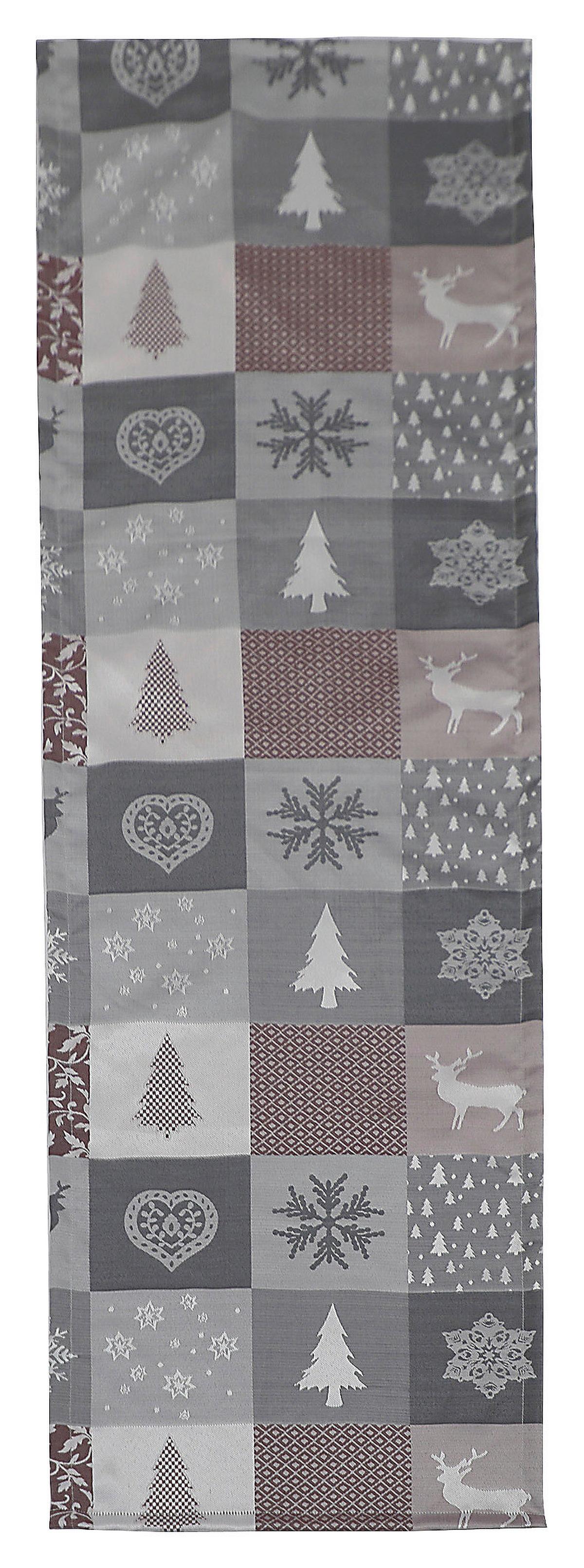Tischläufer Carol - Brombeere, ROMANTIK / LANDHAUS, Textil (40/140cm) - James Wood