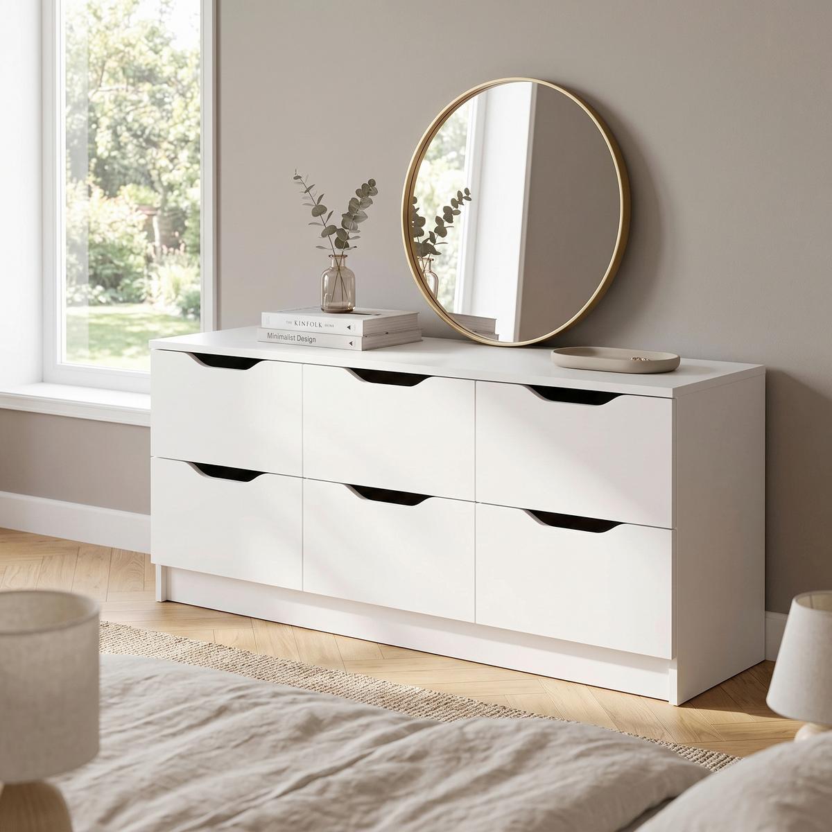 Komód Westphalen 120/50cm - fehér, Lifestyle, faalapú anyag (120/50/40cm) - MID.YOU