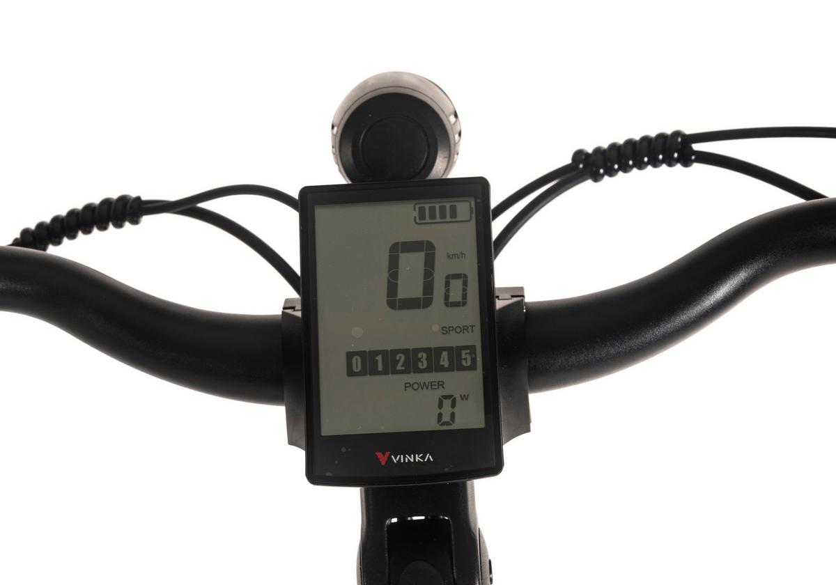 E-Citybike 28'' Schwarz - Schwarz, LIFESTYLE, Metall (180/70/100cm)